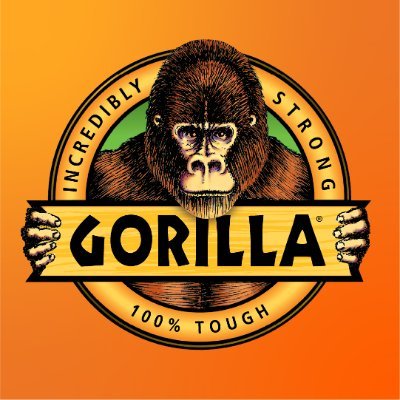 Logotyp för Gorilla glue Logotyp för Gorilla glue