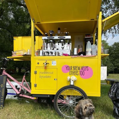 Mobile coffee trike, based in Cringle Park, but we also can do private events and festivals! More espresso less depresso!