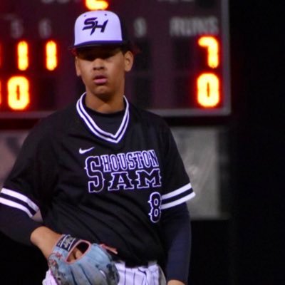 Lhp Sam Houston high baseball 6’4 240 fb-89-92ch 79-80 cb 71-72 cell 337-532-4507