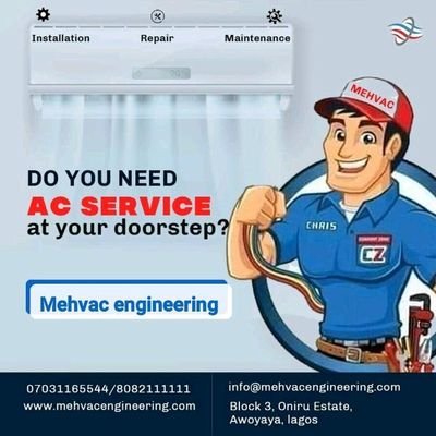 MEHVAC ENGINEERING company is to deliver product which are in accordance with the specified standards using the best of materials and first class workmanship