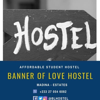 blhostel's profile picture. Affordable student hostel situated in Madina Estates close to #upsa & #legon. A great place for all. #housing #student #studenthousing https://t.co/uZFJZfQc8j