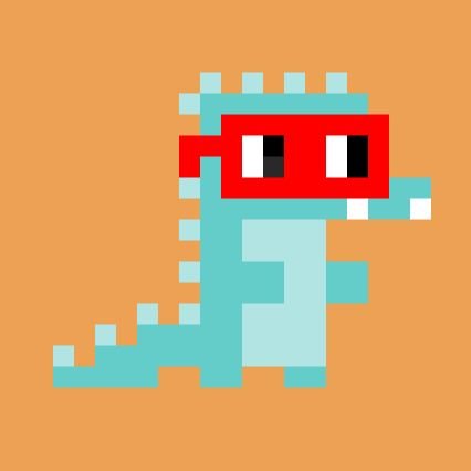 1 of 1 cute & Tiny Crocs that would bite ya hand off if you give 'em half a chance. 
| Art by @DaBoomDaBip | #cc0 | #pixel