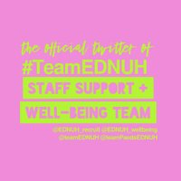 TeamEDNUH Well-being Team (@ednuh_wellbeing) 's Twitter Profile
