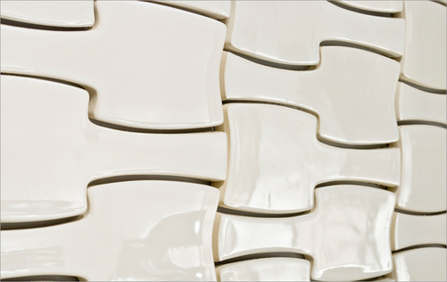 ModCraft is a handmade tile design studio located in Beacon, New York.  We specialize in contemporary ceramic wall tile that has a unique dimensional quality.