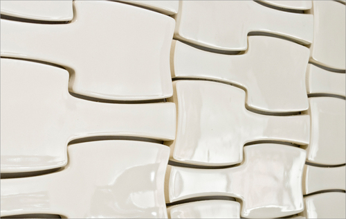 ModCraft is a handmade tile design studio located in Beacon, New York.  We specialize in contemporary ceramic wall tile that has a unique dimensional quality.