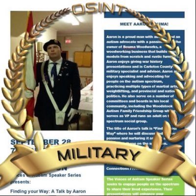 Military Specialist Carleton County, Owner Operator @BoumaWoodwork, #HOST#THE BOUMA REPORT, Autism Assessment, #ActuallyAutistic #OSINT #WAR 🌻#StandwithUkraine