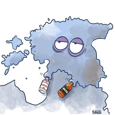 Eestit puudutavaid noppeid lätlase alateadvusest (https://t.co/ha0K3ZRYa1 ja https://t.co/MfOZ5POB4W kommentaariumist).

Karikatuur Gatis Šļūka @KarikaturaLV