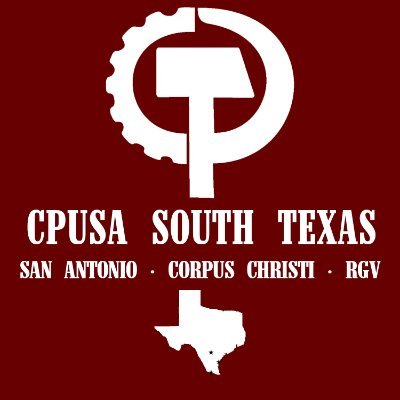 South Texas wing of the CPUSA
Join the Communist Party!  https://t.co/XredanqfQt
https://t.co/zHFYpYmKqf
SouthTexasCPUSA@gmail.com
WE HAVE A WORLD TO WIN