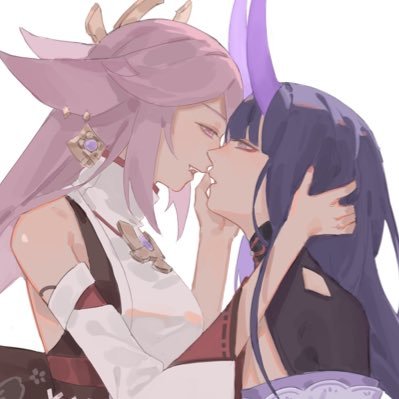 #原神 daily tweets && retweet’s of Ei and Yae Miko,, ic @nyooomcat