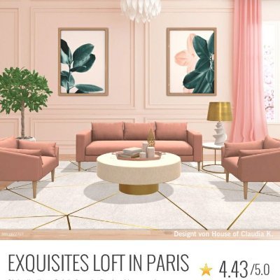 Hey there, I made this page to share my designs done with the app Design Home.