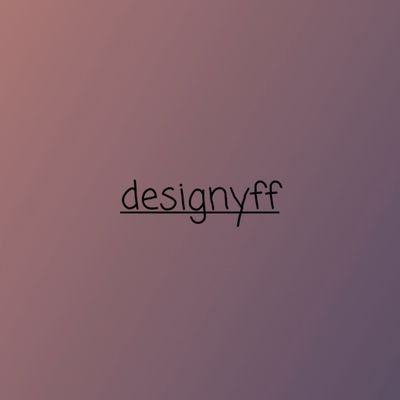 designyff's profile picture. Frontend developer 🤟