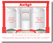 Kathy's Gift Shop in East Cowes, Isle of Wight. Online shop and high street store with a range of gifts for everyone, 24/7 online ordering, worldwide delivery