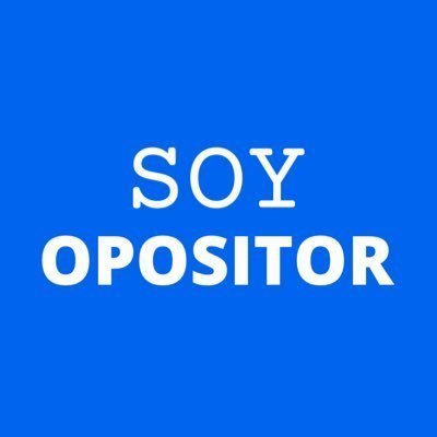 Soy opositor.