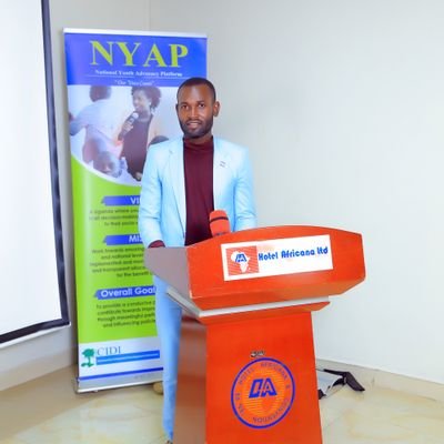 Zagah a gang peace ambassador with bachelors in peace and conflict studies, a Cofounder & ED Ngabo youth friendly services centre and National chair 4 NYAP
