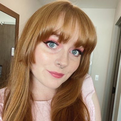 SarahThompson14's profile picture. She/Her. $sarahthomp14. Header by Peter Draws.