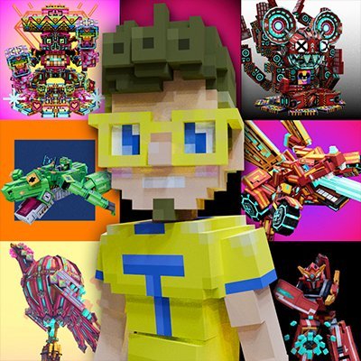 TOY Designer TOM 👓From Japan🇯🇵#メタバース 開拓民 サンドボックスのNFTクリエーター The Sandbox VoxelArtist /Cryptoart / Flat Earther/✨ℏ🪐⛰