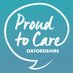 Proud To Care Oxfordshire (@proudtocareoxon) Twitter profile photo Proud To Care Oxfordshire (@proudtocareoxon) Twitter profile photo
