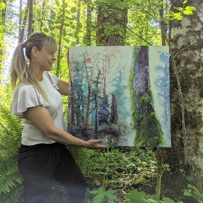 Artist at Helen Utsal Fine Art in Courtenay, BC
Expressing the Serenity I feel in Nature with my paintings so you can bring that feeling into your home!