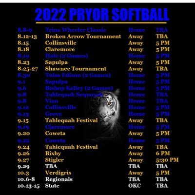 Information for fans and players about Pryor High School Softball. Not just a team, but a family.