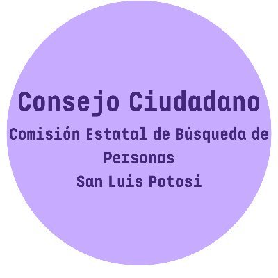 Consejo Ciudadano de la Comisión y del Sistema Estatal de Búsqueda de Personas del Estado de San Luis Potosí