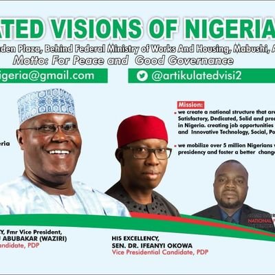 AVON was established to contact and mobilize electorates nationwide, FOR HIS EXCELLENCY, ALHAJI ATIKU ABUBAKAR and DR IFEANYI OKOWA Presidential Race 2023 Nig.