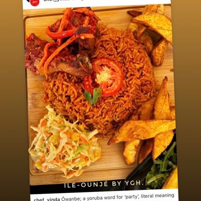 Available Nigerian food orders,Food trays, Soups in Bowls, Events Canapés and small chops, Private dining,Outdoor Catering.Pre-order only.