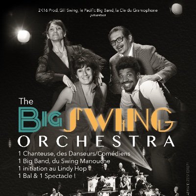 The Big Swing Orchestra, c'est le mariage du théâtre, du Lindy hop et du swing manouche. Ça se passe le 1er juillet 2022 à Chauvigny.