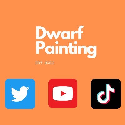 Twitter for the Dwarf Painting YouTube Channel.