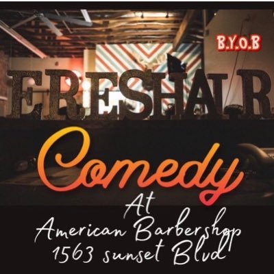 Stand up comedy showcase at American Barbershop in Echo Park. NEXT SHOW: MON 2/27 8pm TIX $5 at the door cash or Venmo