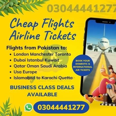 Book cheap flights airlines tickets, hotels, tours, vacations holiday 
packages from pakistan. cheap flights to pakistan. Hajj Umrah packages from Pakistan.