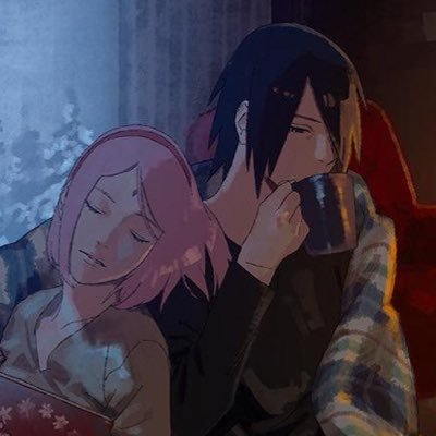 Retweeting fanart of SasuSaku.