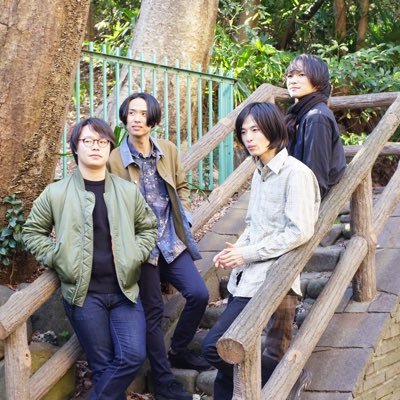 桂 崚洋(gt/vo) okg(gt/syn/se) @okg_world 安藤 友弥(gt/syn/vo)@vonvonvonvo Yuga Seki{Support}(ba)抹茶ん@hyoi_hyoi_(dr/per)