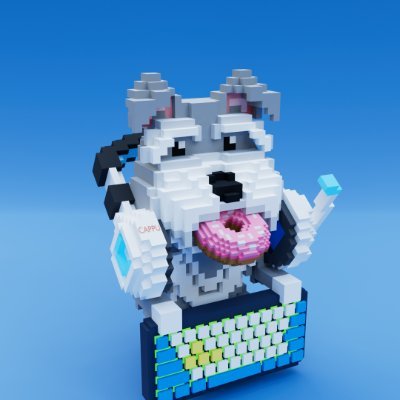 Pixel and Voxel creator 🐶 Cappuccino collection of 500 designs 1:1 🐶 #CRO #CROfam 🐶 #CappuPixel