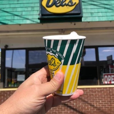 Two all the way, a coffee milk, and a Del's