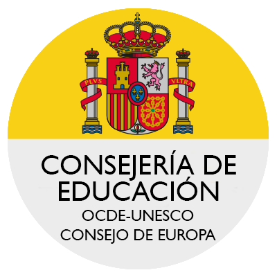 Consejería de Educación ante OCDE, UNESCO y Consejo de Europa, desde la Unidad de Acción Educativa Exterior del Ministerio de Educación y Formación Profesional.