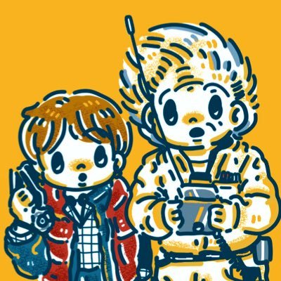 illustrator🇯🇵/ ポップでゆるめテイストに描きます✍️主に映画がモチーフ🎬80s映画/BTTF