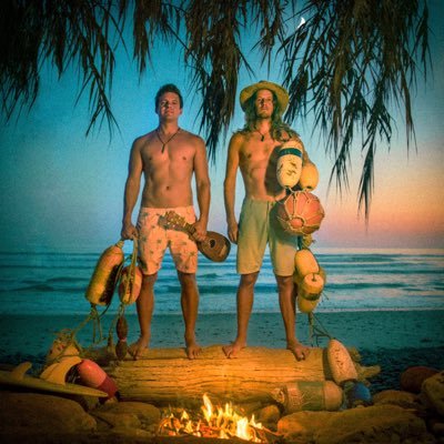 Two brothers from California traveling remote beaches, making up songs around the campfire. New album 