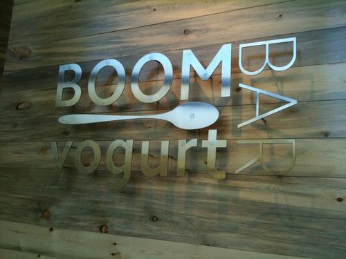 Locally owned. At 3303 30th Street, just south of Iris.  a yogurt bar serving yogurt bowls- savory & sweet. BOOM room for parties, meetings, etc