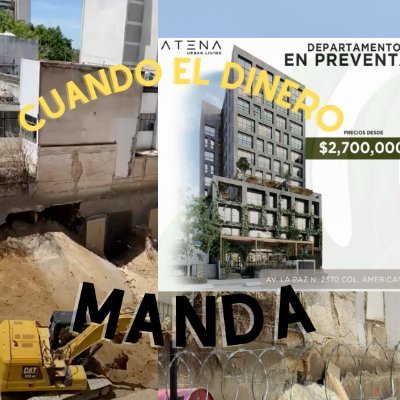 Espacios y proyectos Allegra responsable de la torre Atena y el gobierno de #Lemus destruyeron nuestros hogares y no se hacen responsables por los daños.