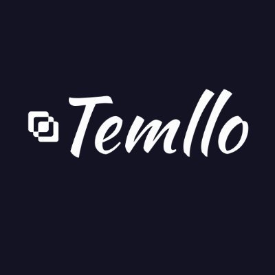 TemlloStudio's profile picture. 🔥Building Brands through the power of Video 👊
🏆 Tips & Tricks 👉 Video creation, Canva
✒️ Create Engaging Videos For Brands
📩 DM For Our Services