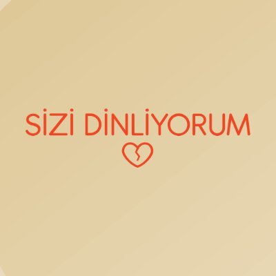 Sizi Dinliyorum Resmi Twitter Hesabı
Sizi Dinliyorum @exxentr‘de