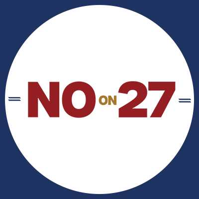 Vote NO on Prop 27, a deceptive measure that would legalize online and mobile sports gambling across California.