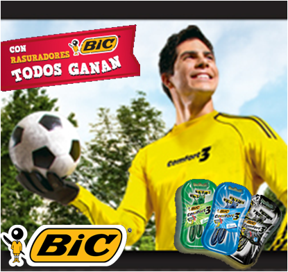 ¡BIC® PARA UN HOMBRE REAL UNA RASURADA REAL! Compra CUALQUIER RASURADOR BIC, Registra TU TICKET de compra en la página de la promoción y gana INCREÍBLES PREMIOS