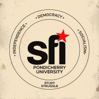 SFI - Pondicherry University(@SFI_PondiUni) 's Twitter Profile Photo