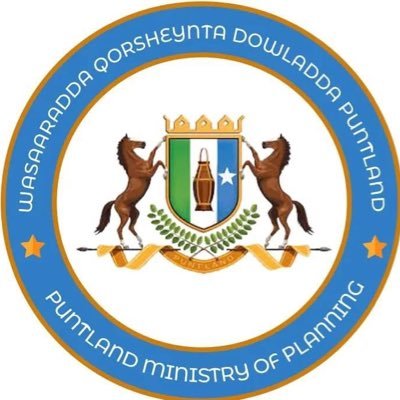 The official Twitter Account of Ministry of Planning Economic Development and International Cooperation- Puntland