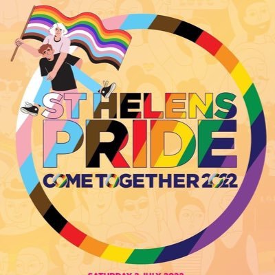 St Helens Pride returns 2nd July 2022 - come and join us! St Helens Town Centre & World of Glass 🌈