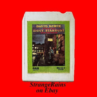 Visit StrangeRains on Ebay! We got you covered for music media & band merch ... some witchy stuff too! This is our 8 Track Tape Page!