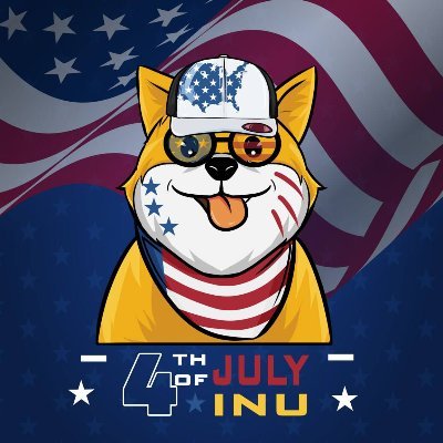 4th Of July Inu ($4INU) is a cryptocurrency inspired by the 4th of July. 

https://t.co/zsd1GmcIEJ