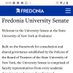 Fredonia University Senate (@FredUnivSenate) Twitter profile photo
