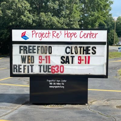 We provide free food, clothing, and a variety of counseling to the community